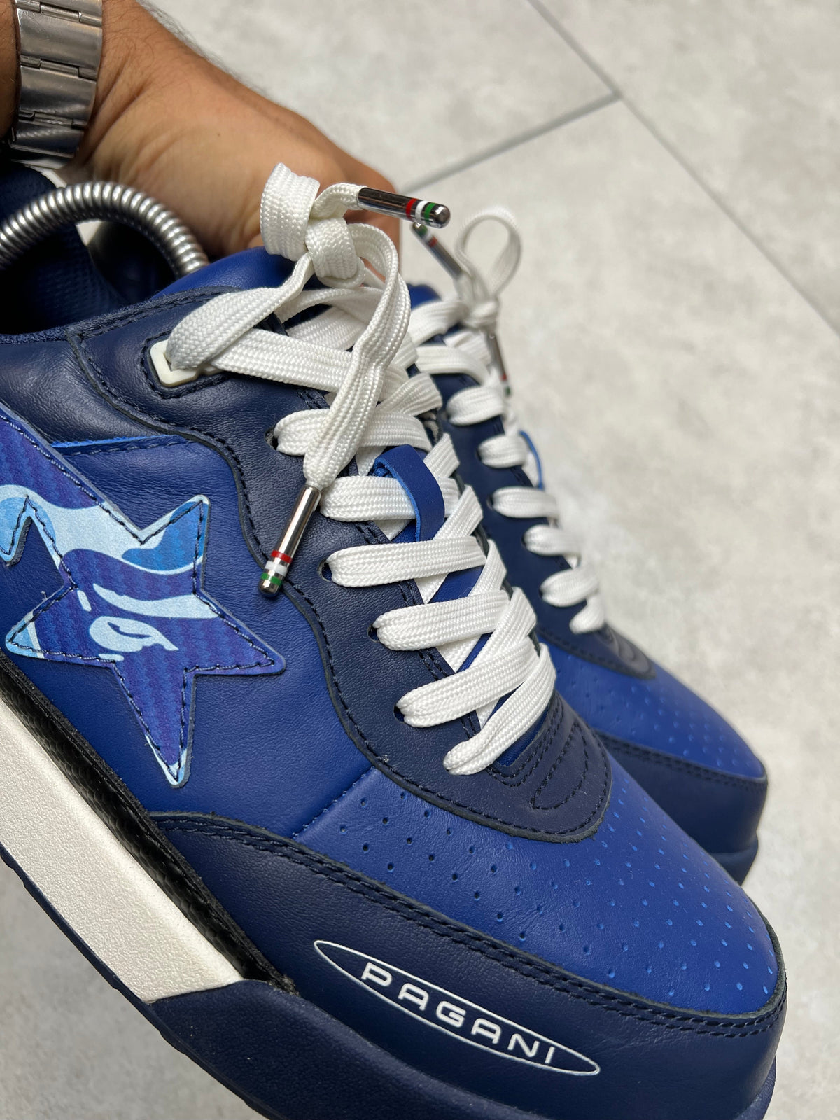 Bape Sta Pagani sneakers, EU size 42.5, pre-owned 9/10 condition, no box – Relique