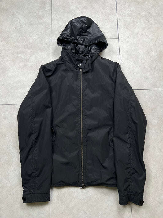 Armani Jeans denim jacket with zip-off inner layer, size S, pre-owned 8/10 condition – Relique
