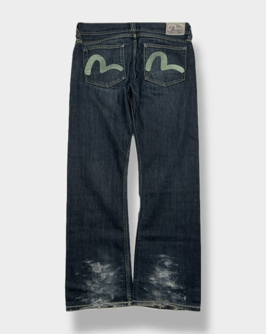 Evisu x PUMA jeans, size 34x32, pre-owned 7/10 condition – Relique