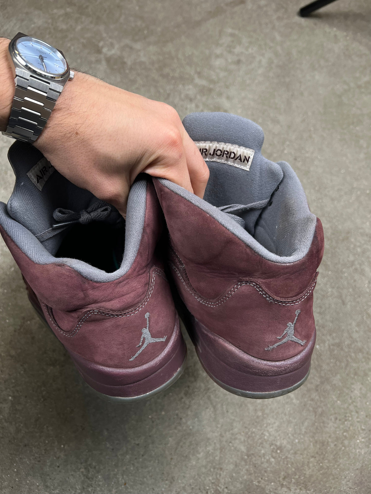 Air Jordan 5 sneakers, EU size 43, pre-owned 7/10 condition – Relique