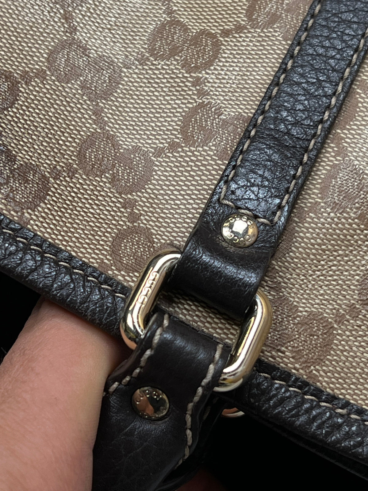 Gucci Monogram Crystal Canvas bag, pre-owned 6/10 condition – Relique