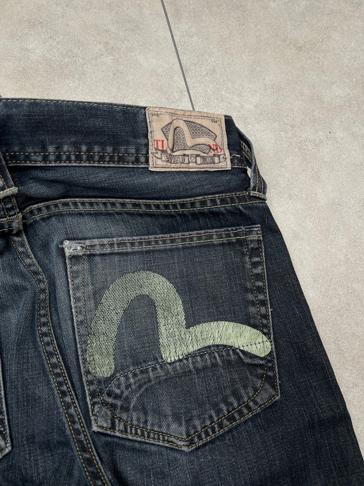 Evisu x PUMA jeans, size 32x32, pre-owned 9/10 condition – Relique