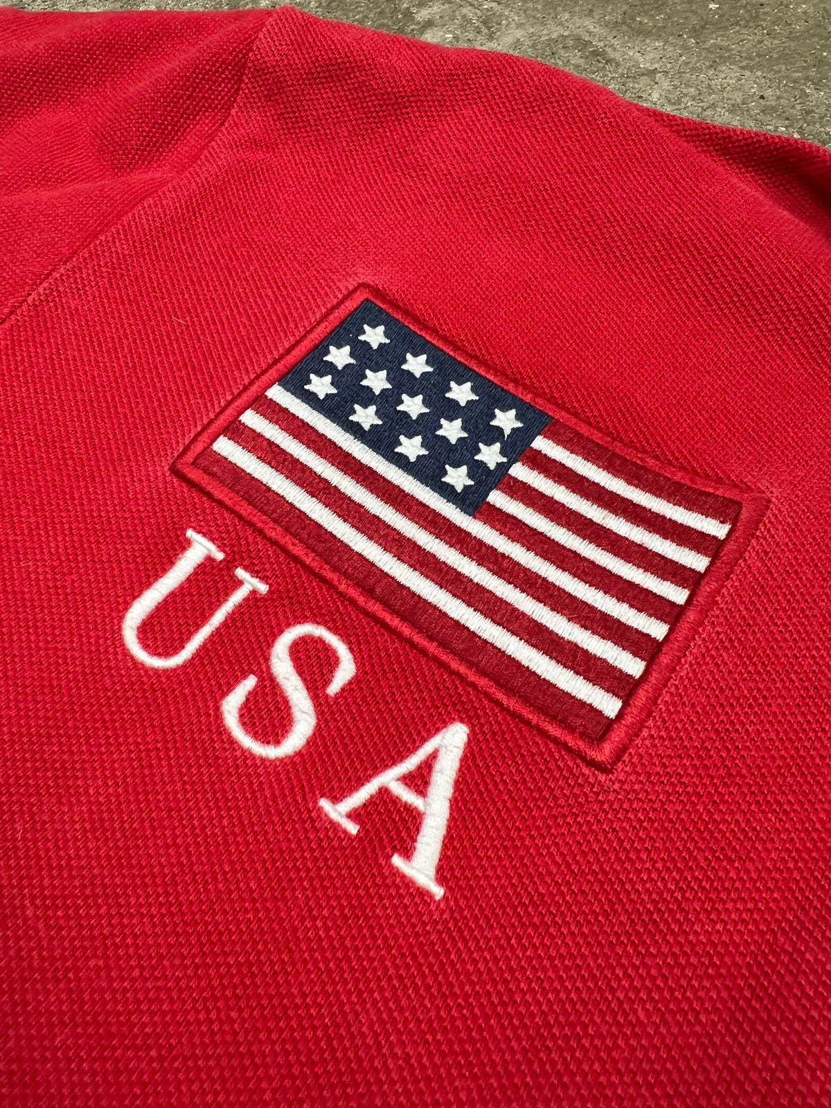 Ralph Lauren USA Polo shirt, size L, pre-owned 9/10 condition – Relique