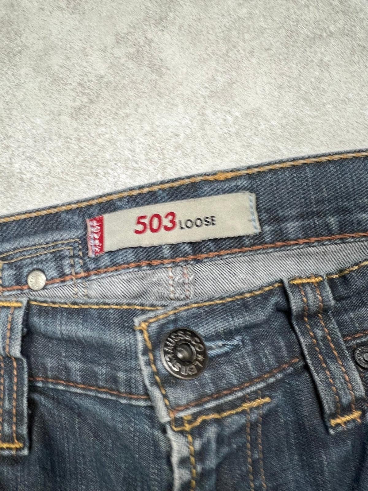 Levi's 503 jeans, size 30x34, pre-owned 9/10 condition – Relique