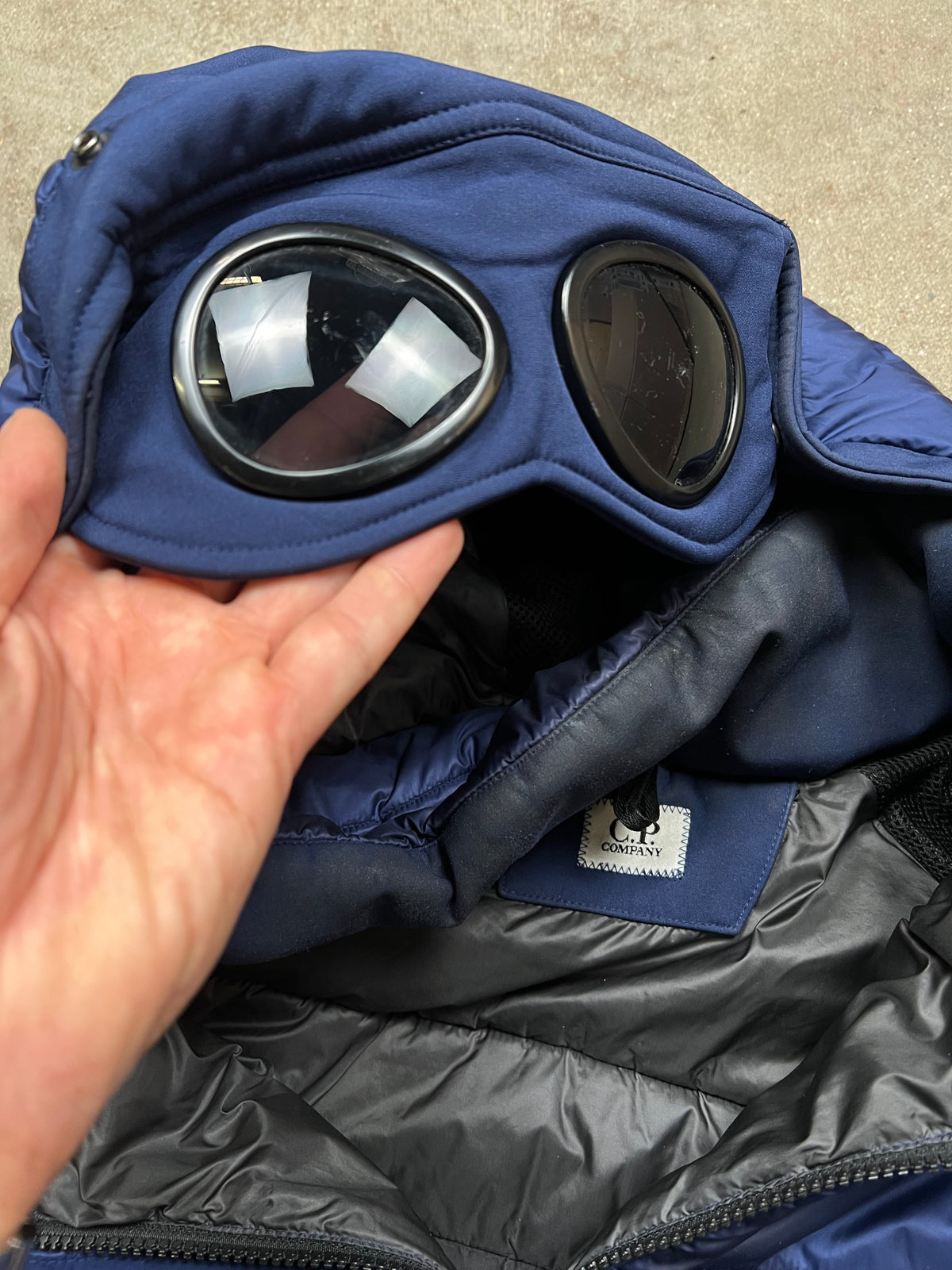 C.P. Company Goggle Shell jacket, size XL (56), pre-owned 8/10 condition – Relique