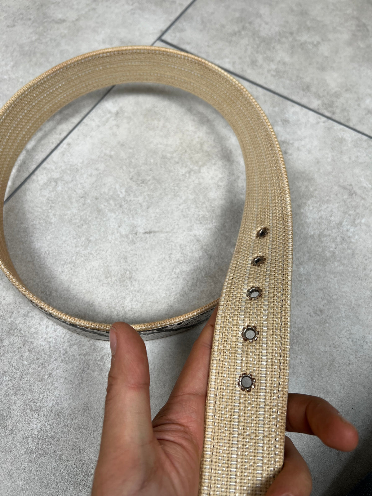MCM belt, 80cm, pre-owned 9/10 condition – Relique