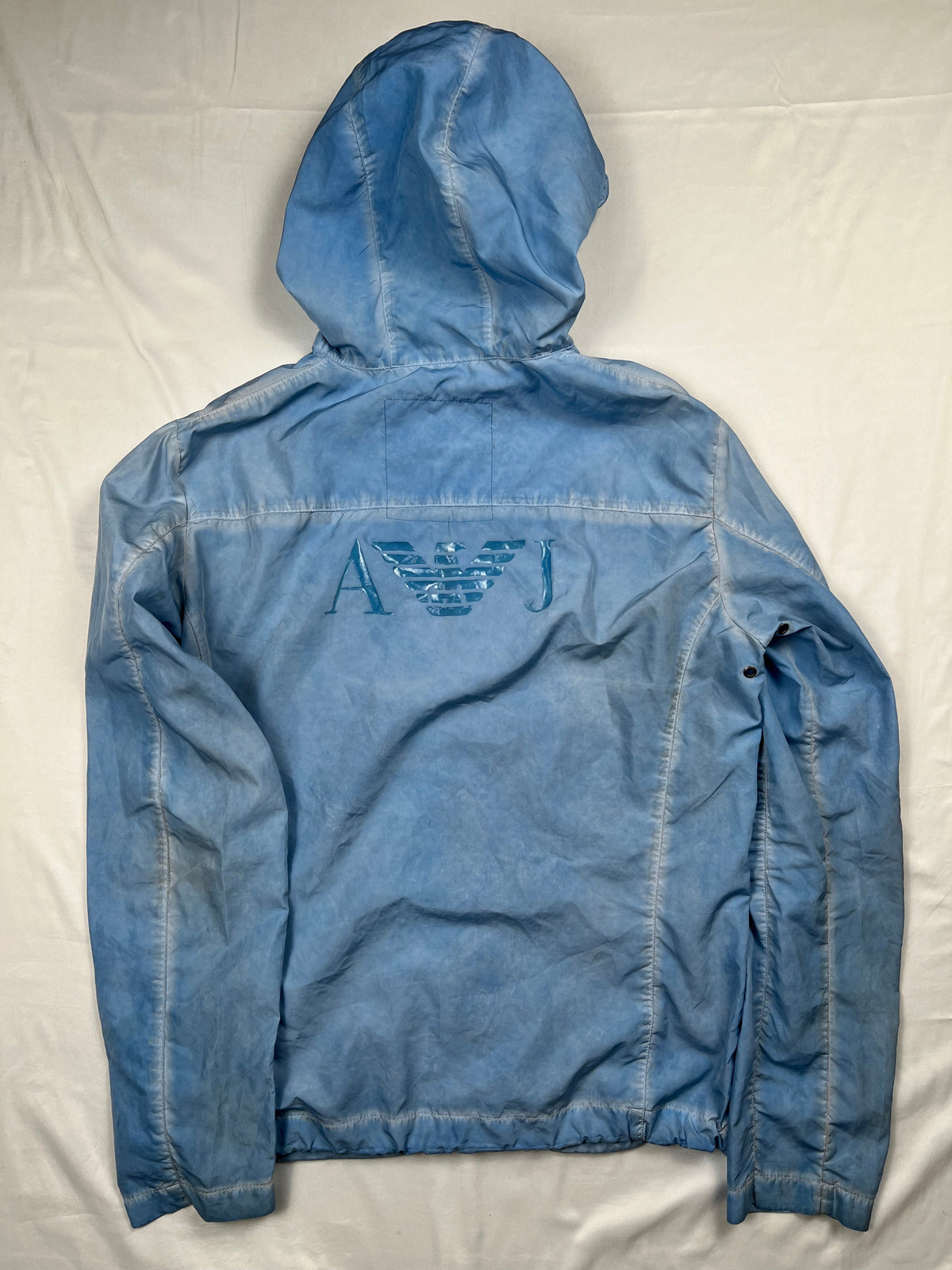 Blue Armani Jeans denim jacket, size S (fits S/M), pre-owned 9/10 condition – Relique