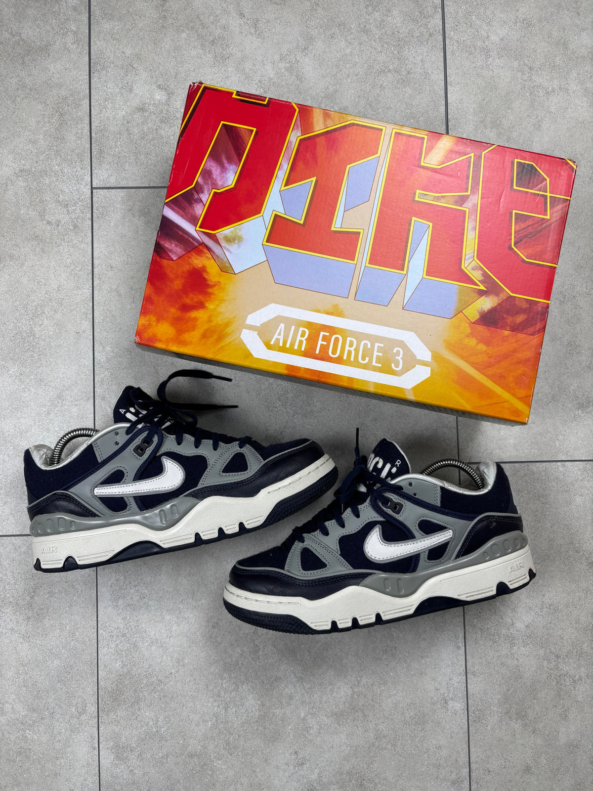 Nike x NIGO Air Force 3 sneakers, EU size 43, pre-owned 9/10 condition – Relique