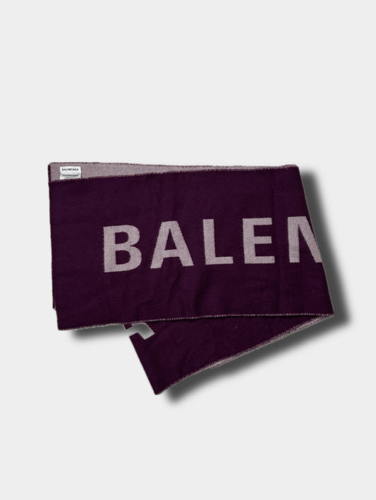 Balenciaga scarf, large size, pre-owned 9/10 condition – Relique