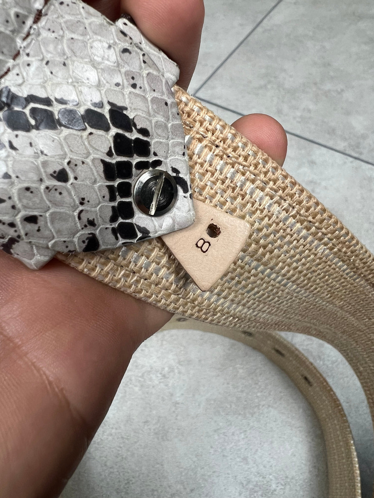 MCM belt, 80cm, pre-owned 9/10 condition – Relique
