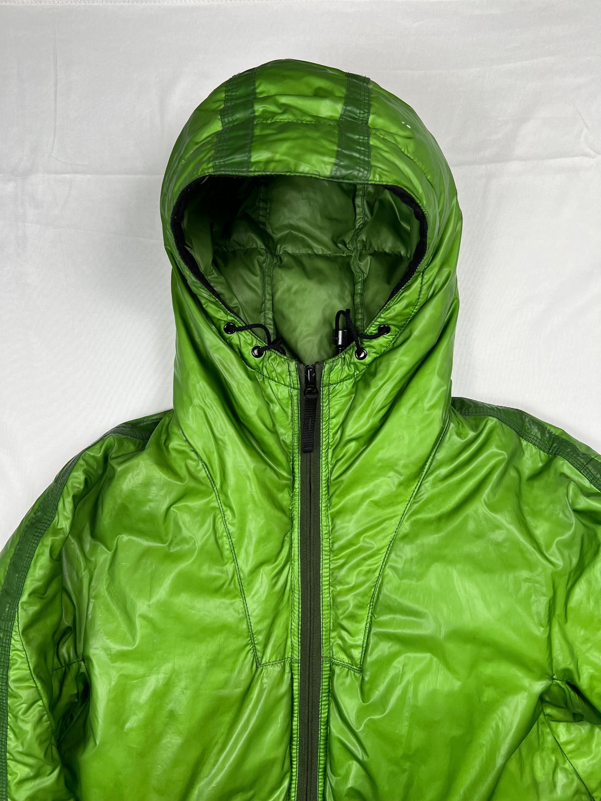 Stone Island 2007 green down puffer jacket, size M (fits S/M), pre-owned 8/10 condition – Relique