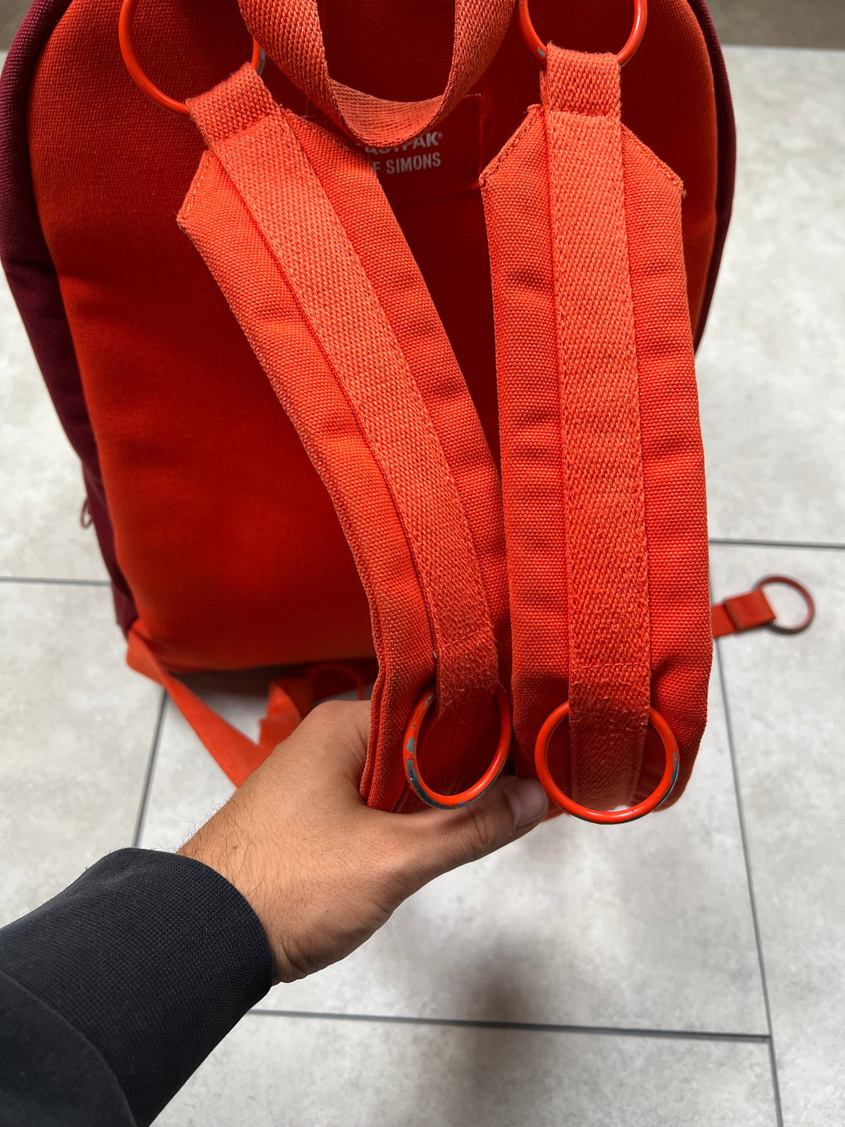 Raf Simons x Eastpak backpack, large size, pre-owned 9/10 condition – Relique