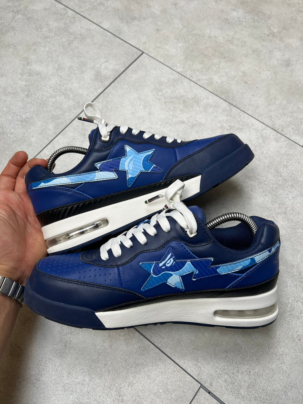 Bape Sta Pagani sneakers, EU size 42.5, pre-owned 9/10 condition, no box – Relique