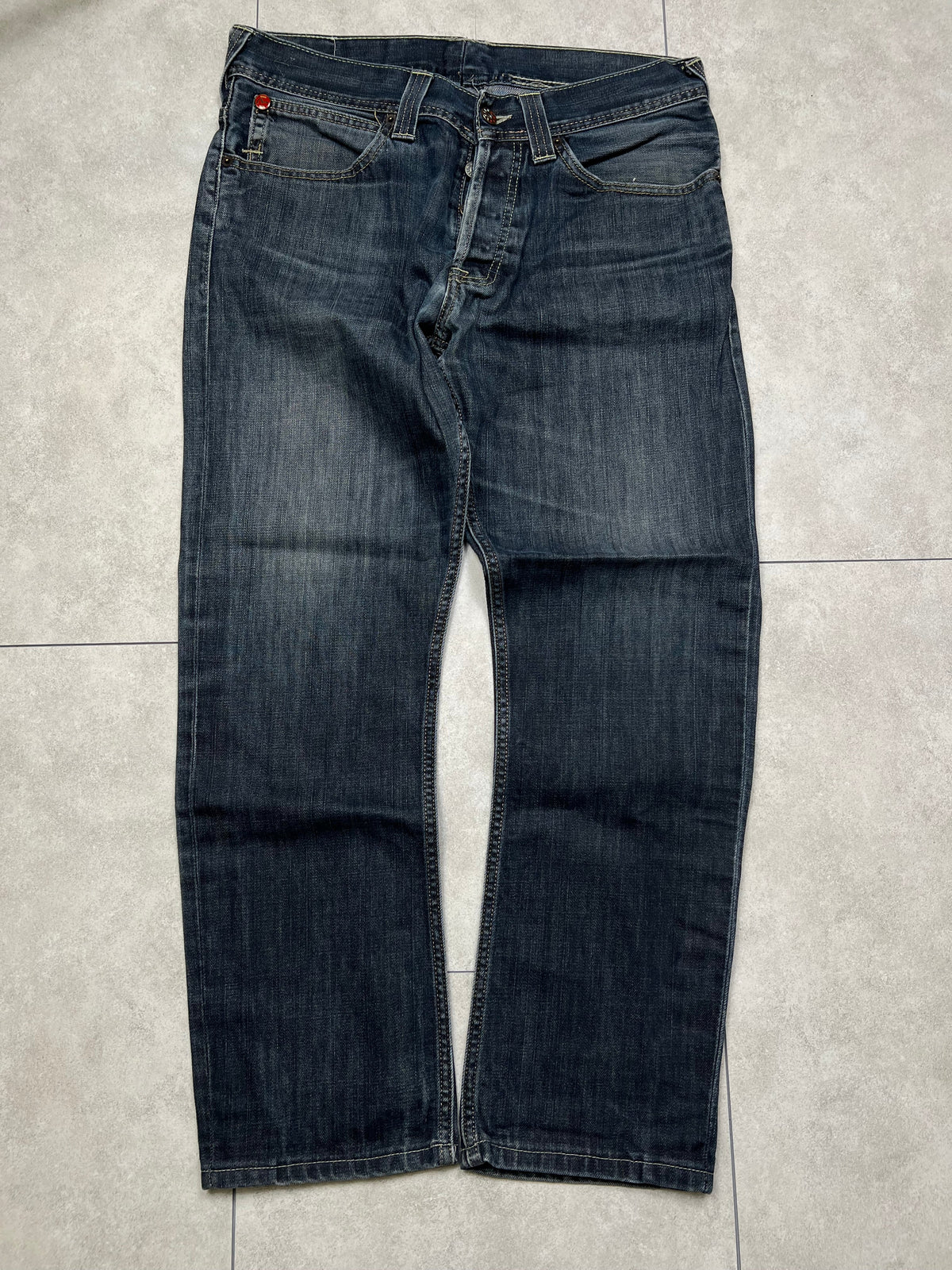 Evisu x PUMA jeans, size 34x32, pre-owned 9/10 condition – Relique