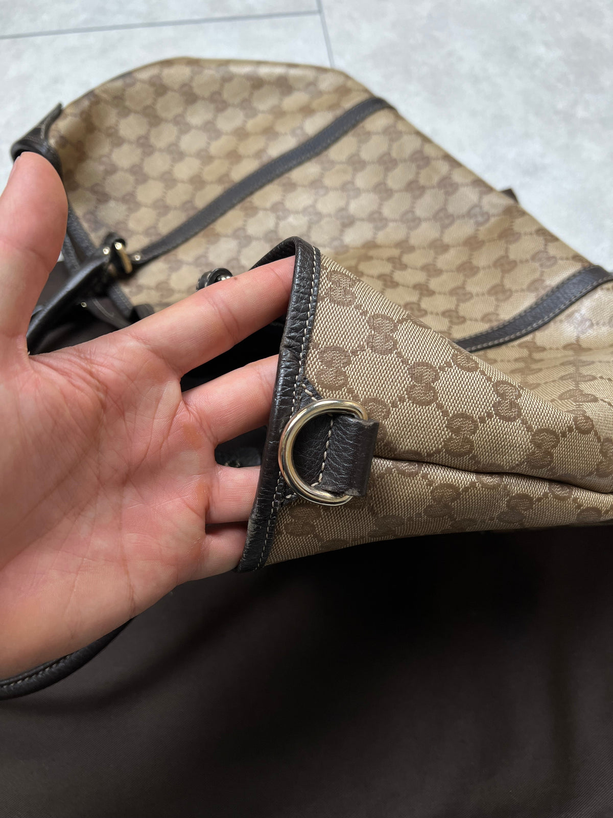 Gucci Monogram Crystal Canvas bag, pre-owned 6/10 condition – Relique